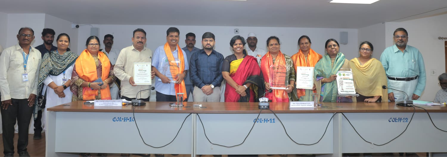 Anakapalli District gets four awards in Swachh Andhra