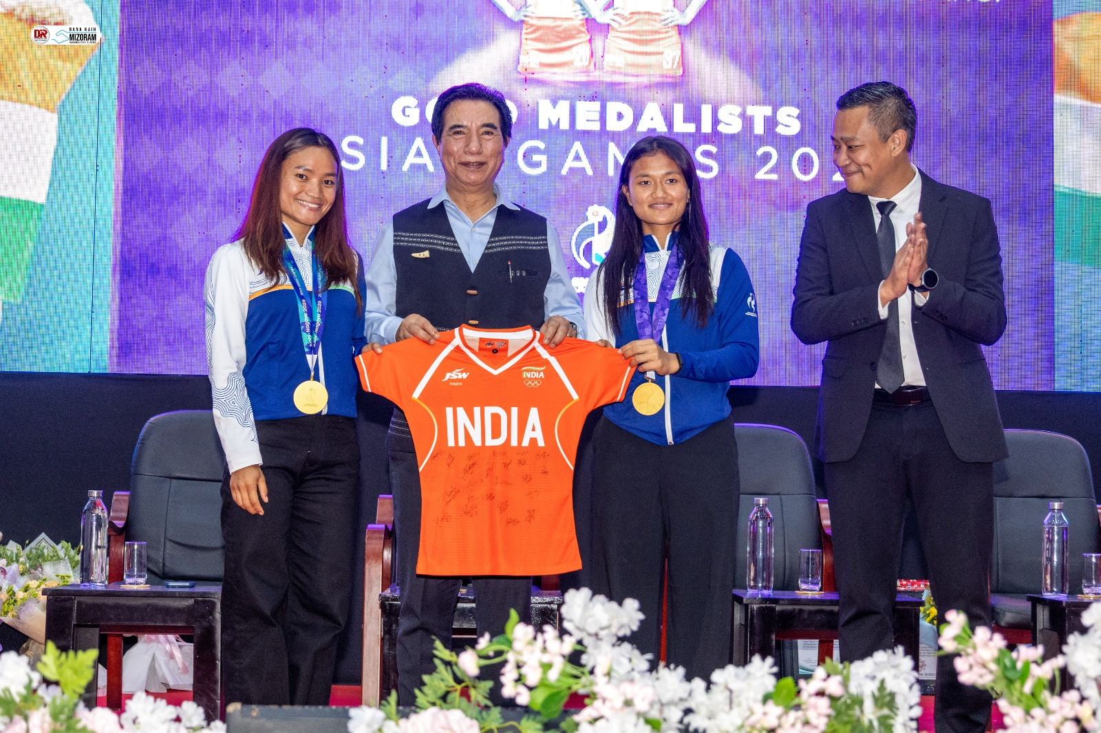 Mizoram announces Rs 40 lakh reward each for Asian Games gold medallists, hockey ground to be name after Lalremsiami
