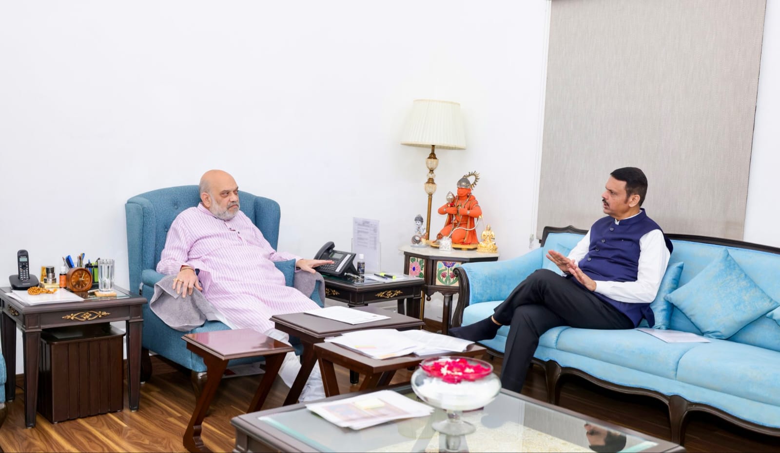 CM seeks Amit Shah's information on Maharashtra drought