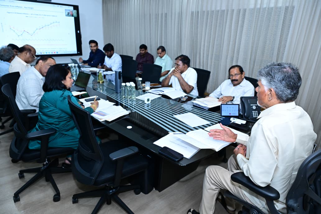 CM Chandrababu urges development actions based on financial reports
