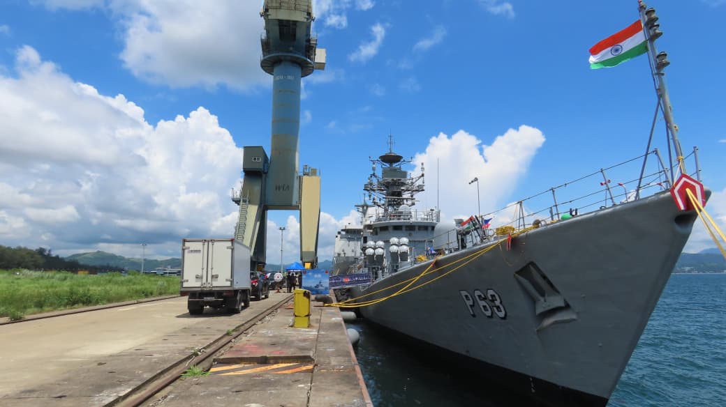 India Navy ships reach Phillipines for ADMM-PLUS